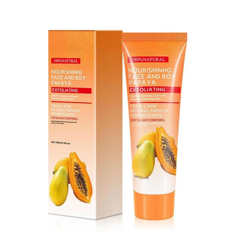 100ml naturel papaye exfoliant crème gommage Peeling Gel visage crème visage corps soins de la peau 
