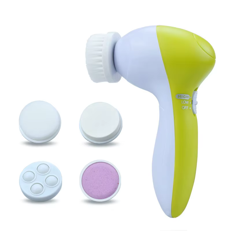 Brosse nettoyante visage 5 en 1, machine de lavage, masseur de soin de la peau, nettoyeur électrique