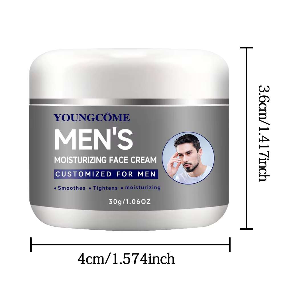 Crème hydratante au collagène pour hommes au rétinol et vitamines, rafraîchissante et hydratante, am