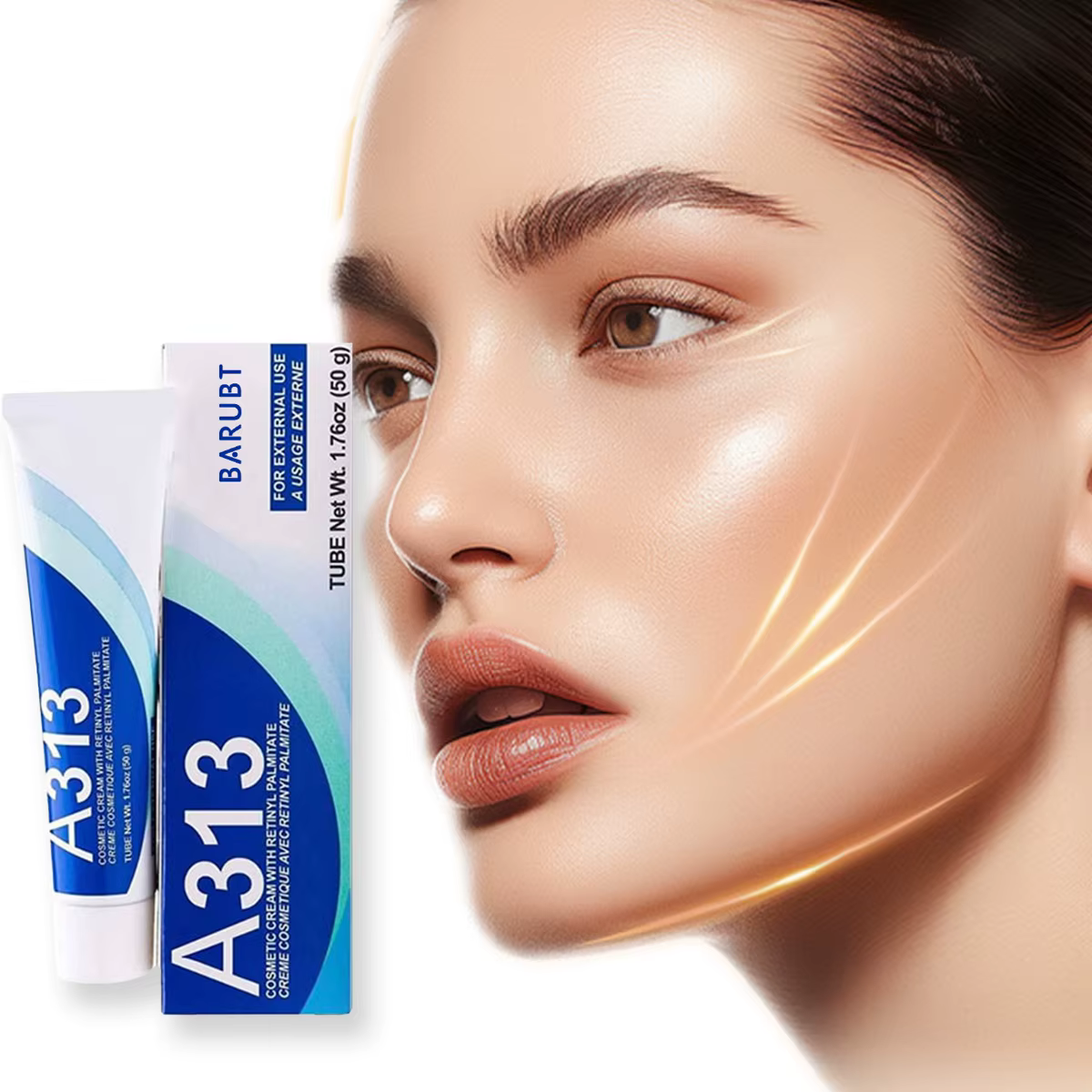 Crème au rétinol à la vitamine A A313 Resserre, soulever, adoucit et hydrate la peau, hydratant pour