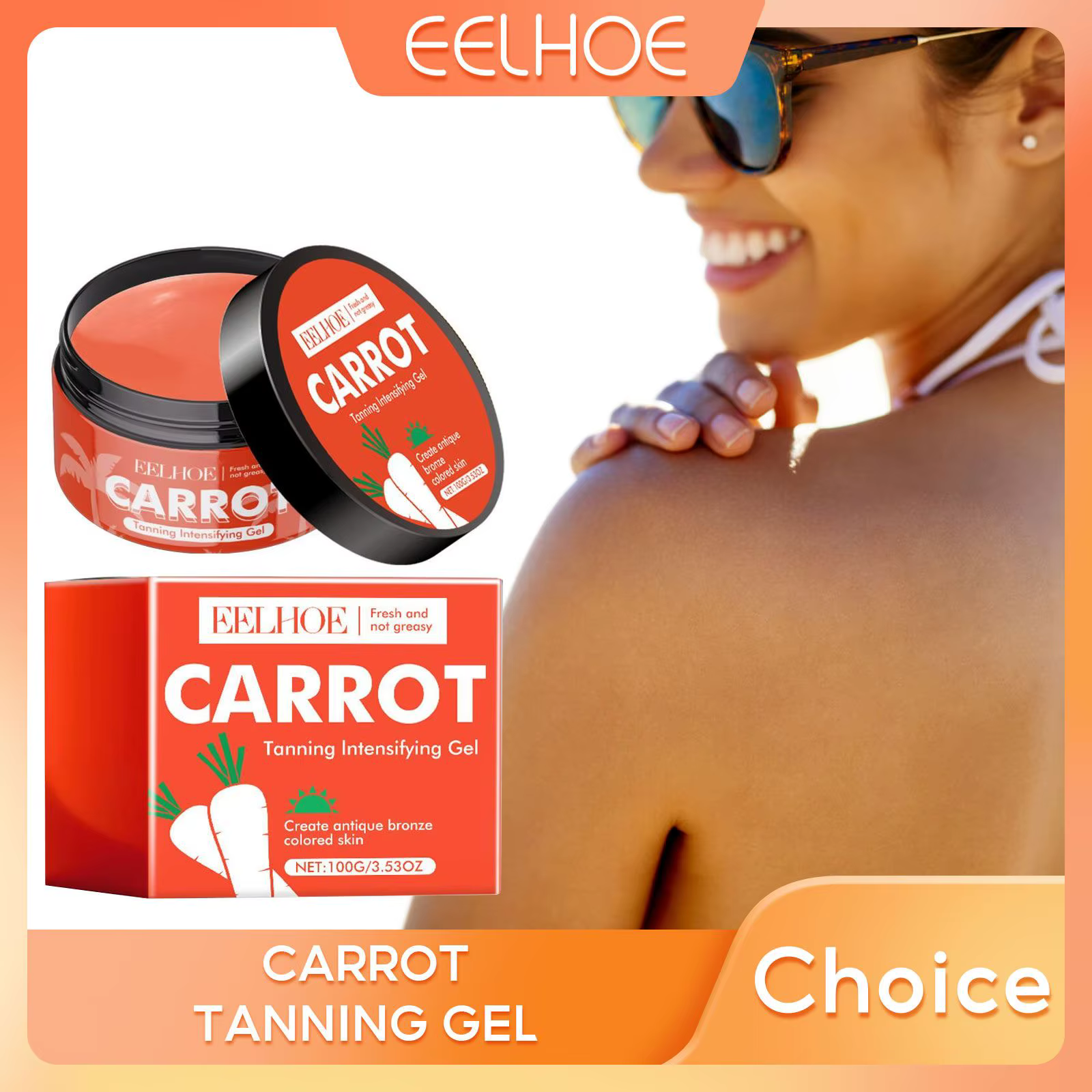 Gel de bronzage intensif accélérateur de bronzage crème de bronzage lits de soleil été longue durée 
