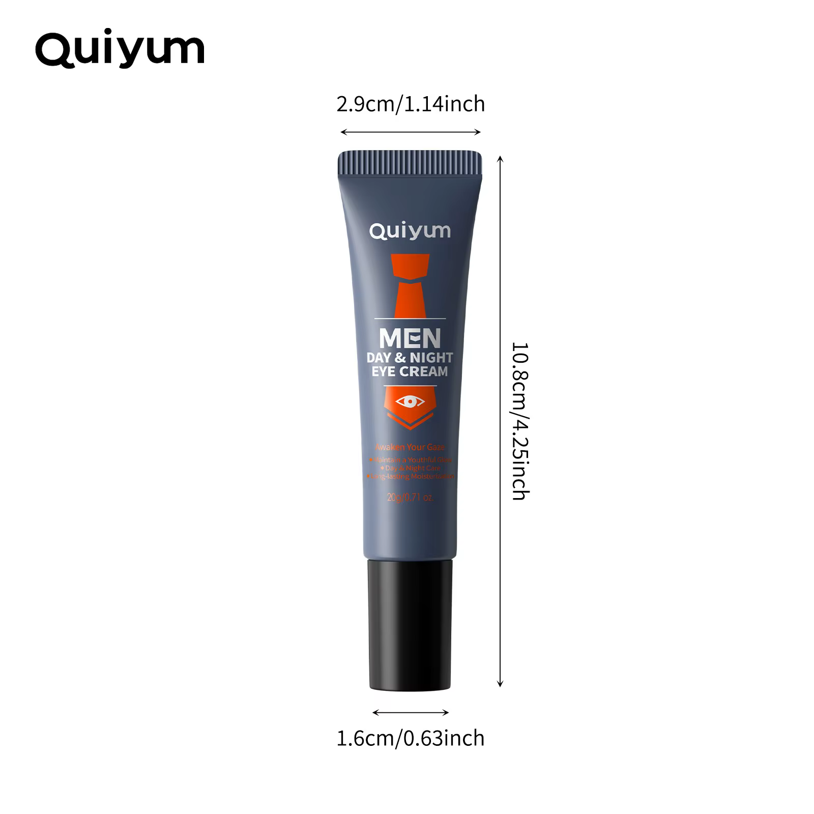 Crème pour les yeux pour hommes, hydratante, Anti-âge, raffermissante, facile à absorber, Non grasse