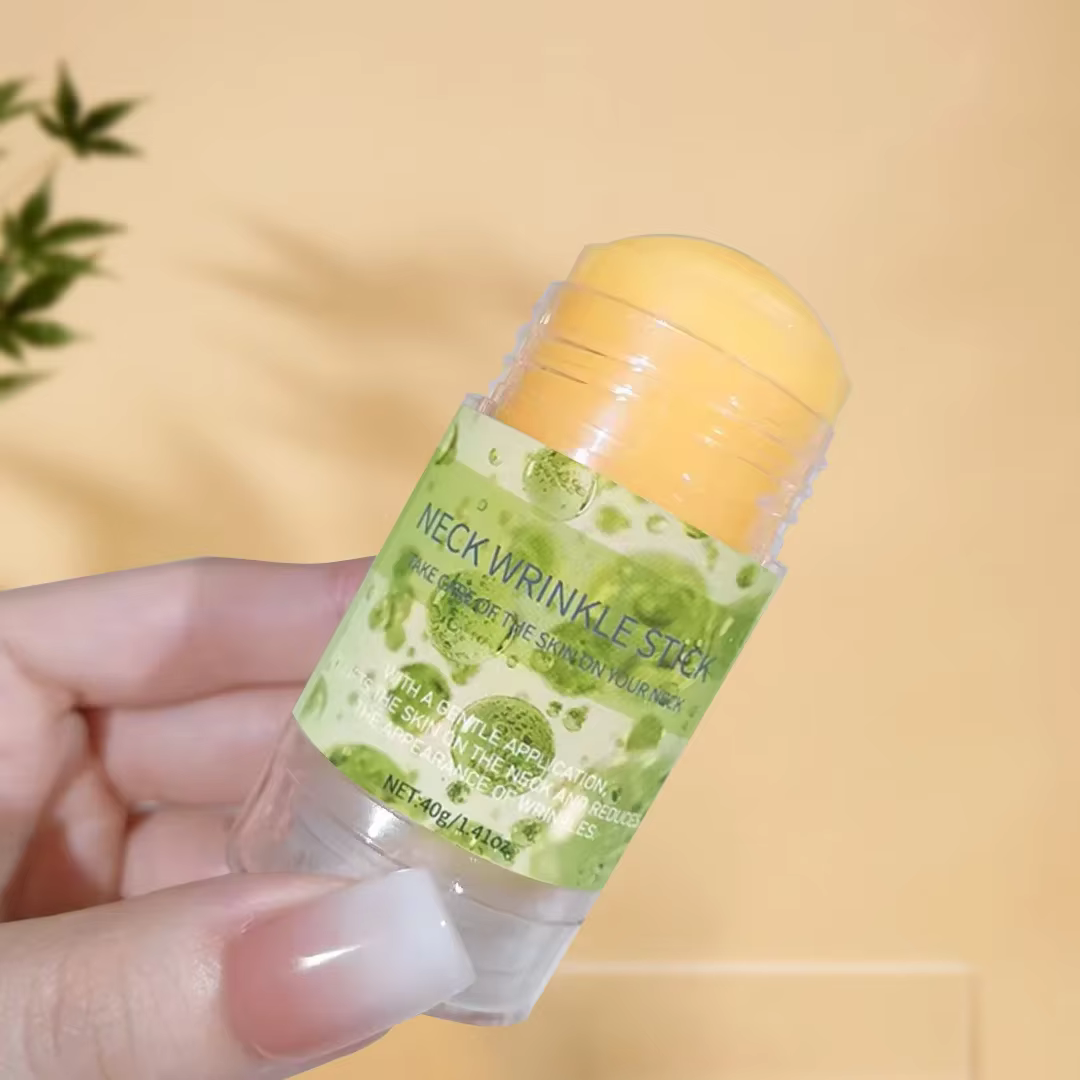 Bâton de crème liftante pour le cou – Baume raffermissant, anti-rides et hydratant pour un aspect li