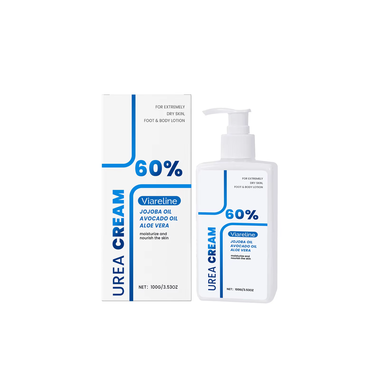 Lotion pour le corps à l'urée – Hydrate doucement et hydrate la peau sèche du corps, nettoie le conf