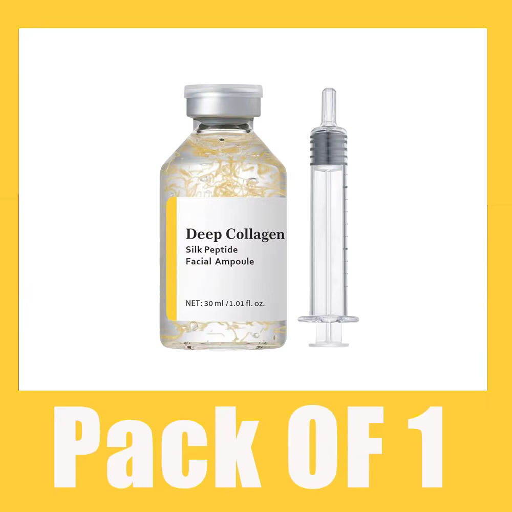 Soin liftant intensif aux peptides de soie | Sérum facial anti-âge, contenant du collagène et un c