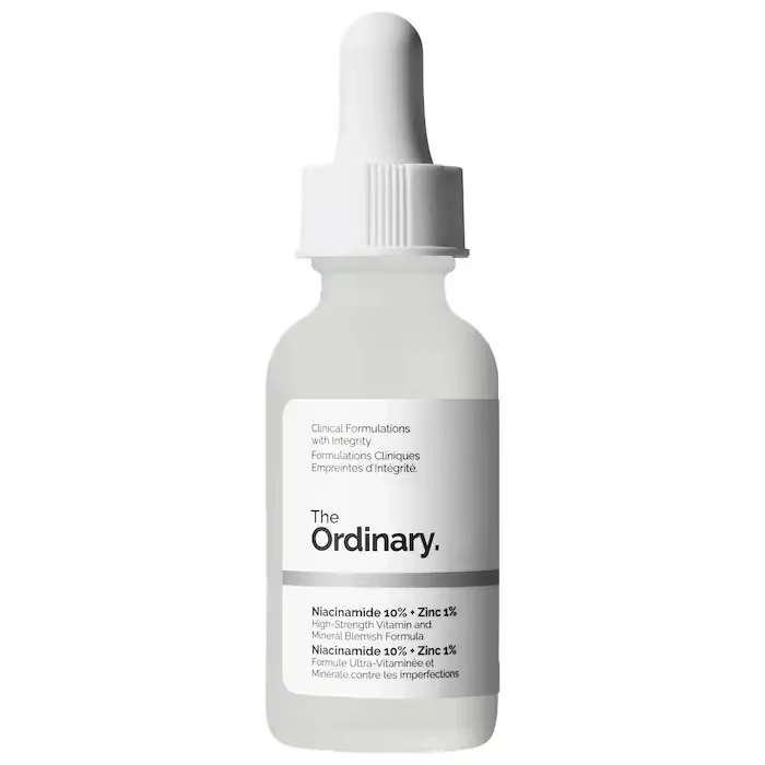 Niacinamide 10% + Zinc 1% sérum 30ml améliore la luminosité de la peau améliorer la Texture réduire
