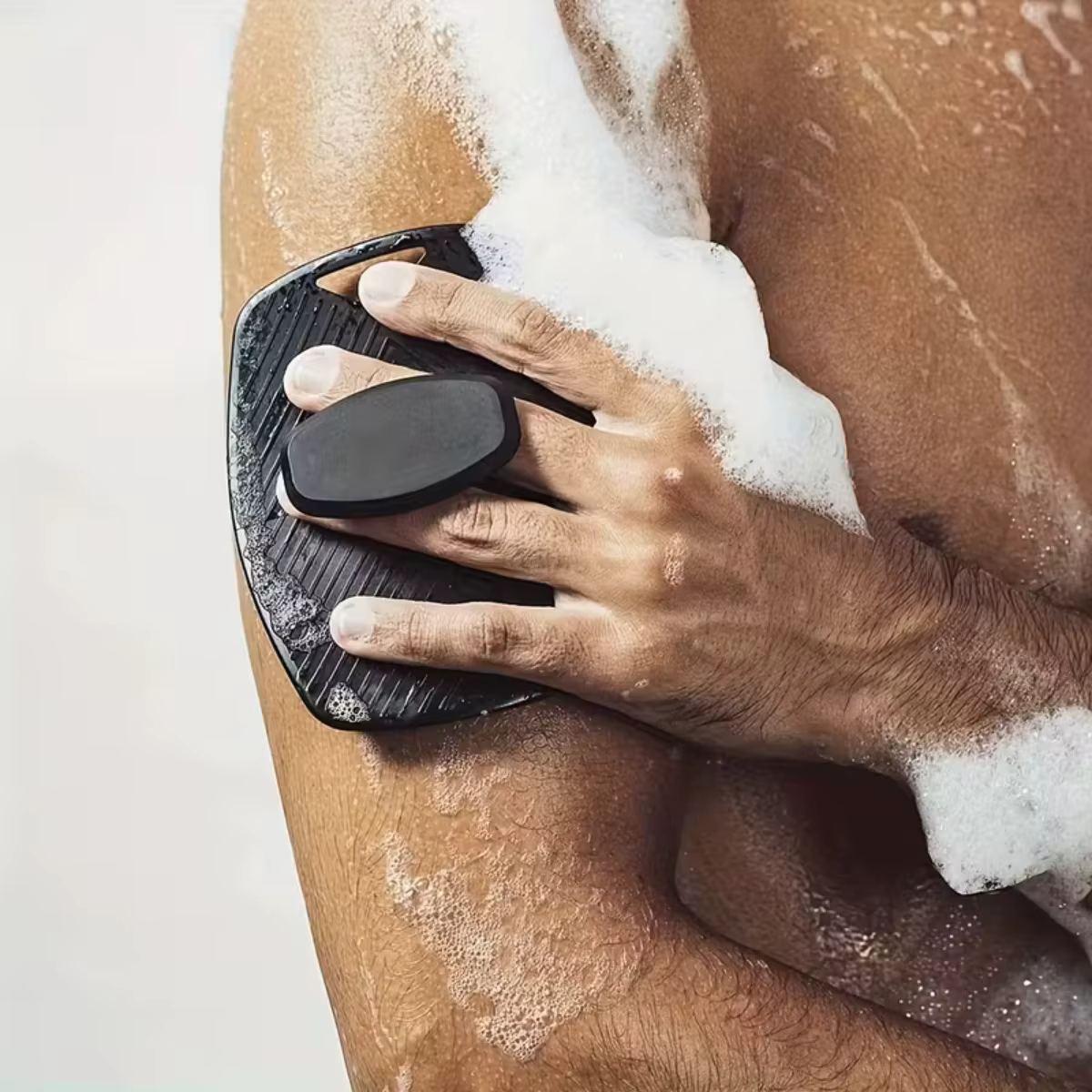 Ensemble de 4 brosses exfoliantes douces en Silicone pour le visage, douche douce, Massage et nettoy