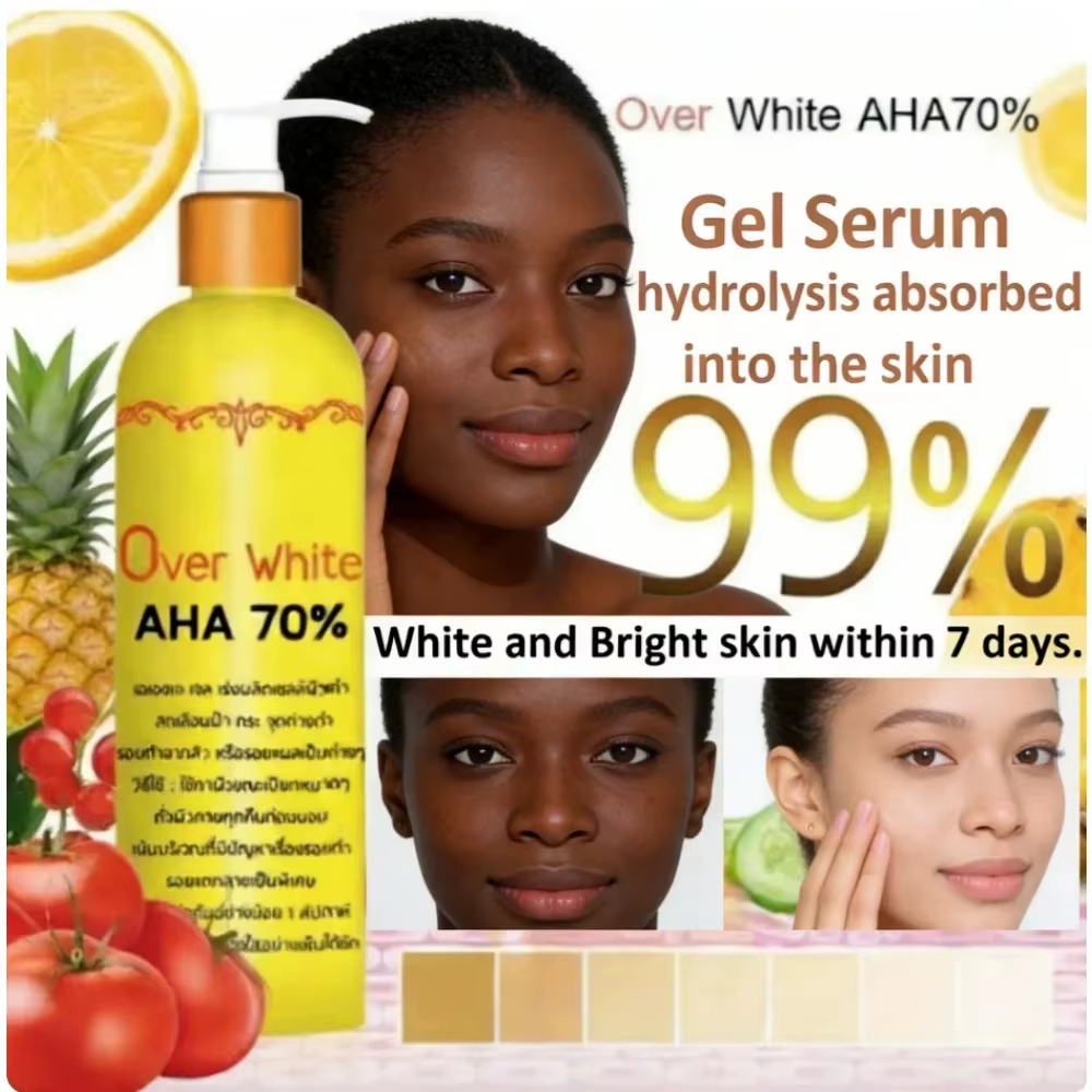 Sérum éclaircissant pour le corps AHA 70% - Élimine les taches sombres - Blanchiment - 120ml