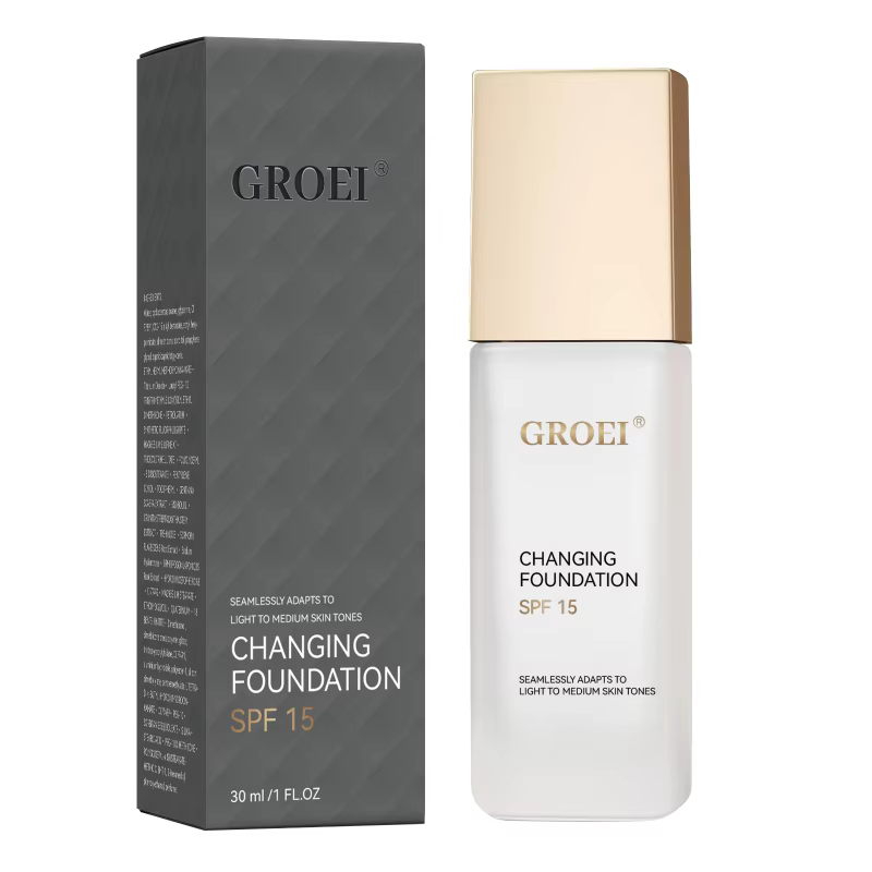 Fond de teint hydratant ajustant le teint SPF 15 30ml - Couvrance naturelle pour les peaux claires à