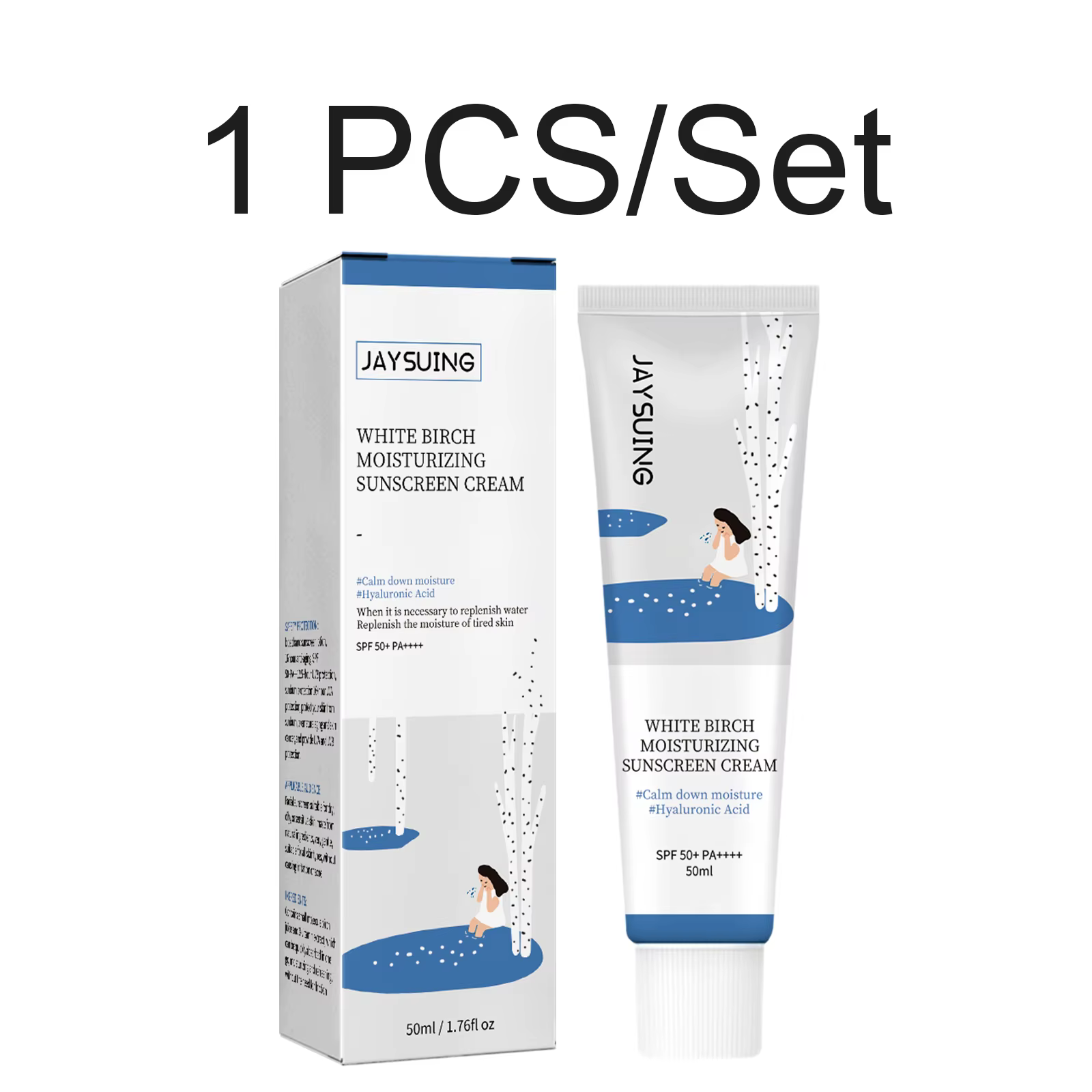 Crème solaire anti-brillance SPF50 PA+++ pour peaux grasses, fini mat, éclaircissante, légère, non g