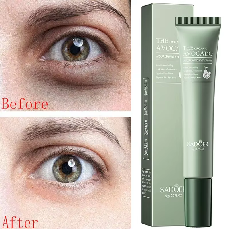 Crème pour les yeux, élimine les cernes, Anti-rides, estompe les ridules, hydratante, soulage la pea