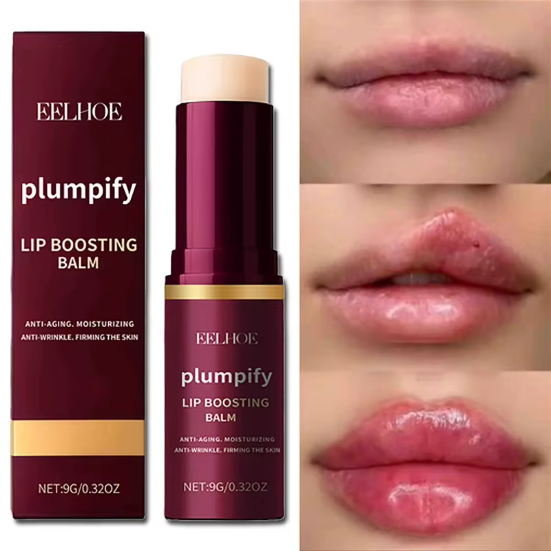 Baume à lèvres repulpant rapide, hydratant, pour des lèvres douces, effet repulpant, huile brillante