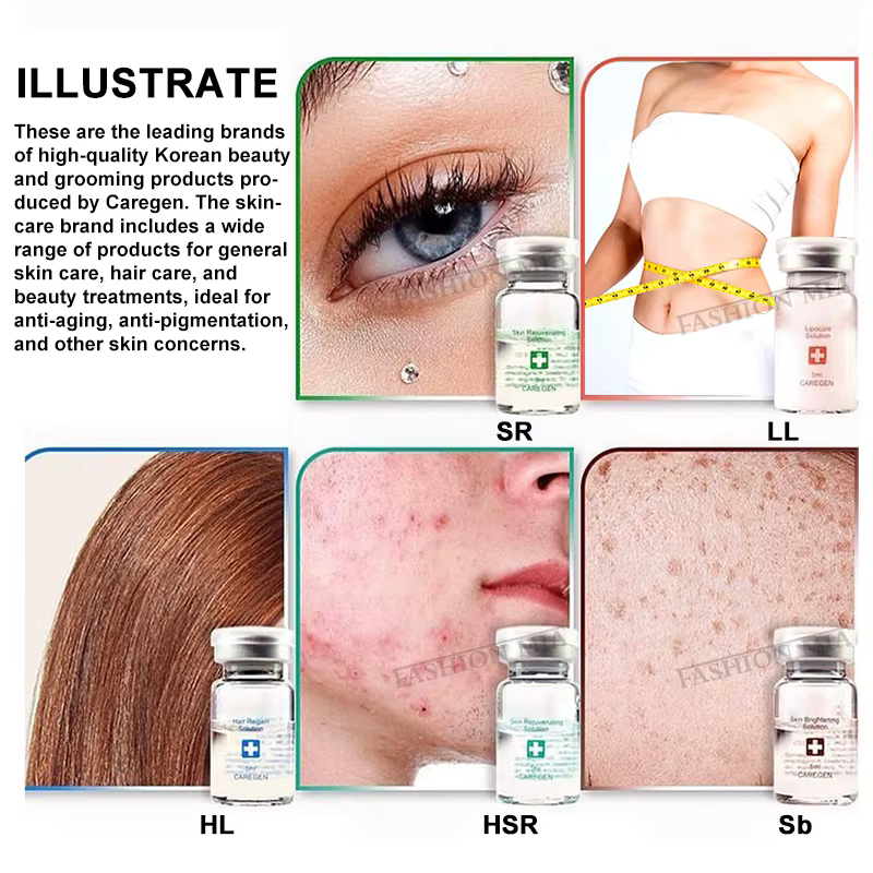 Corée 5ml collagène hyaluronique Peptide Essence réparation visage hydratant rajeunissant Spa soins