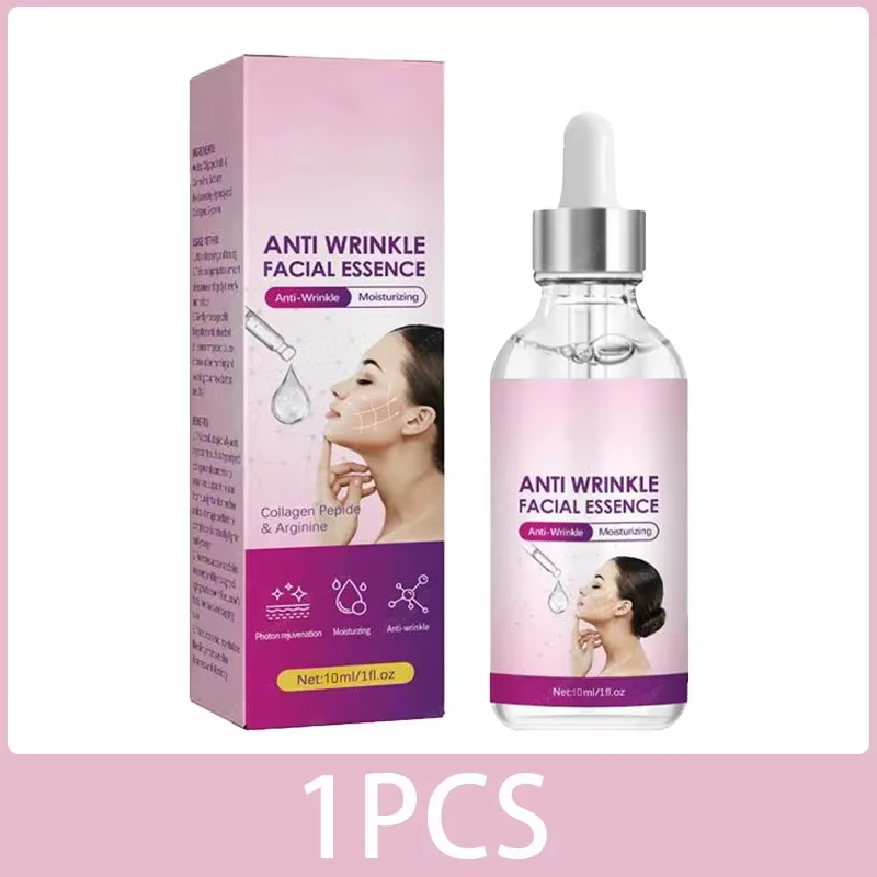 Sérum anti-âge pour le visage, le cou et le front, produit pour l'élimination des déformations, hydr