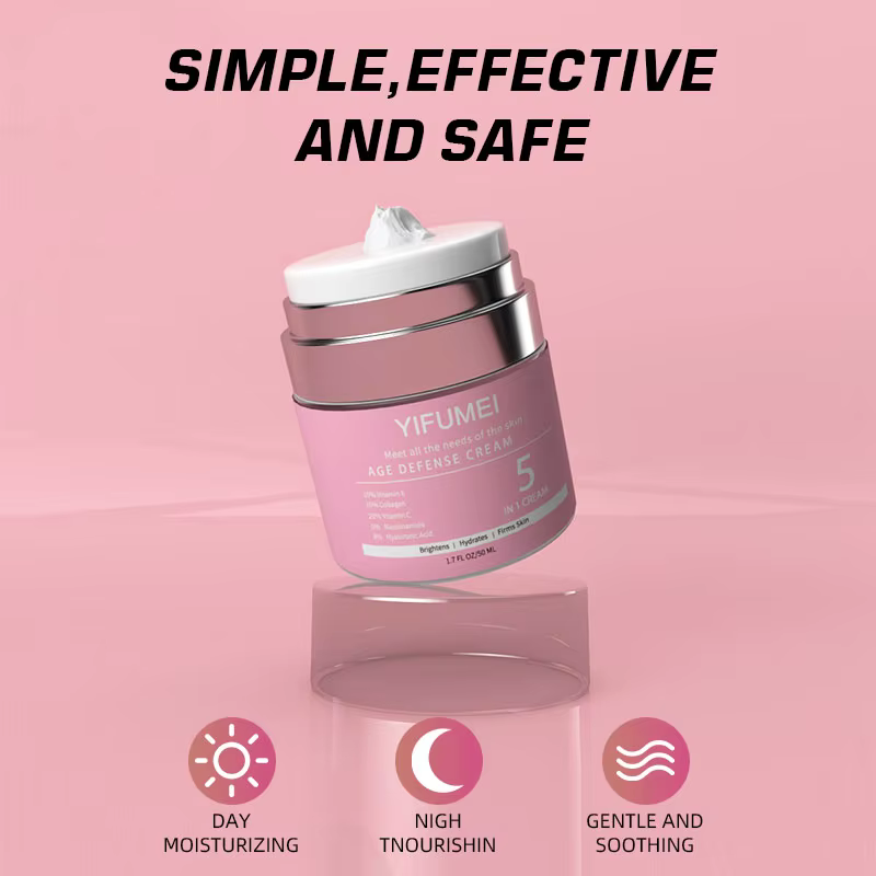 Crème pour le visage à la nicotinamide 5 en 1, soins de la peau, Anti-âge, hydratation en profondeur