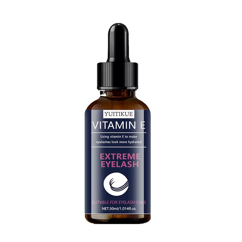 Sérum pour cils à la vitamine E YUITIKUE |   Traitement extrêmement hydratant et nourrissant, cils p