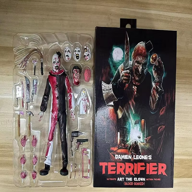 Figurine articulée The Clown Joker Bloodbath (Terrifier) - Modèle de collection, jouet, ornement de 