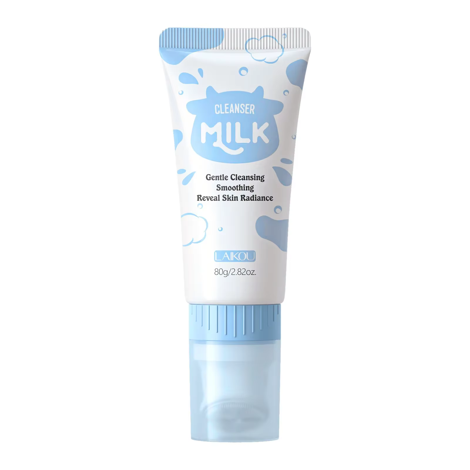 LAIKOU Nettoyant Moussant au Lait Double Acides Aminés Nettoyage Doux en Profondeur Éclaircissant po