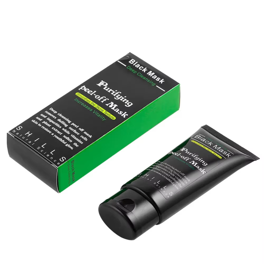 Charbon de bambou nouvelle aspiration visage nettoyage en profondeur masque de boue noire dissolvant