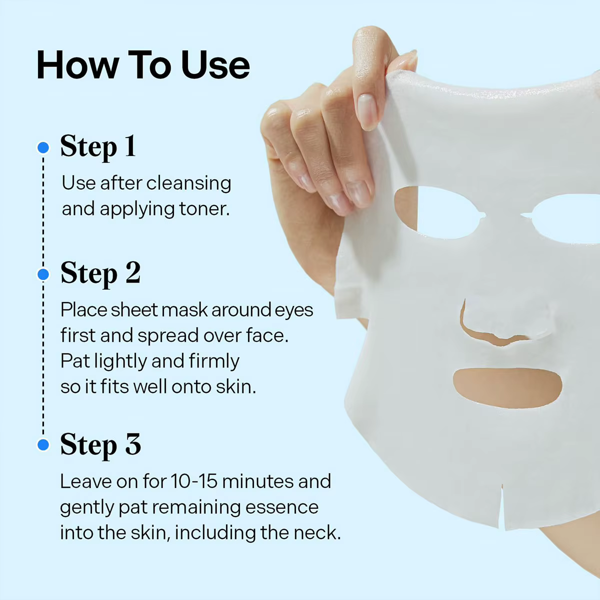 Masques faciaux en feuille d'acide hyaluronique Torriden DIVE-IN, 10 pièces, fins et conformes à la