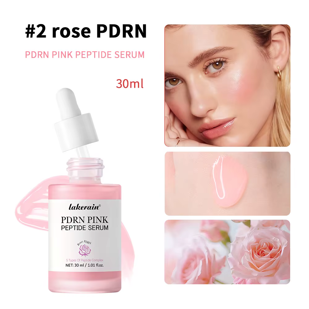 Sérum au Peptide rose PDRN, saumon, lueur rose, Niacinamide, hydratant, raffermissant, soins coréens
