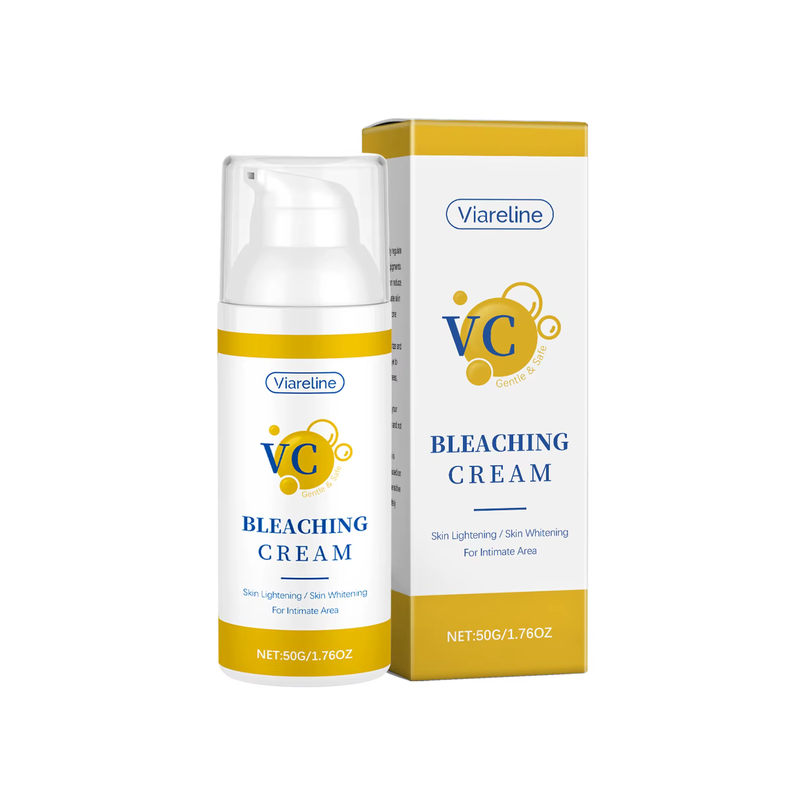 Crème blanchissante à la vitamine C, éclaircissante pour les fesses, les genoux, l'intérieur des cui