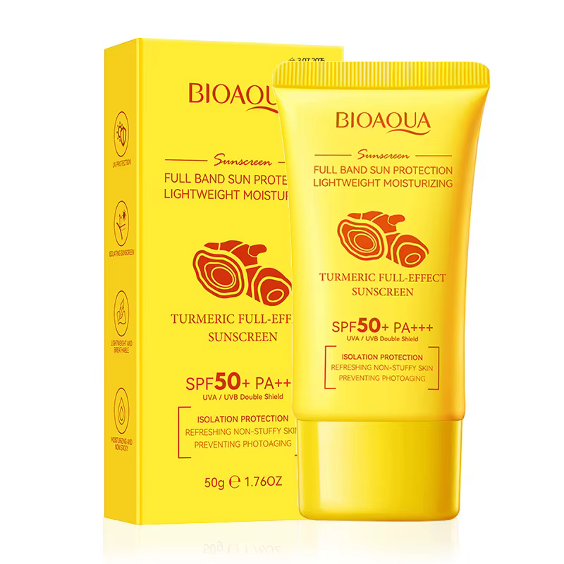 BIOAQUA spf 50 crème solaire pour visage corps cou bloqueur solaire Anti rides crèmes blanchissantes