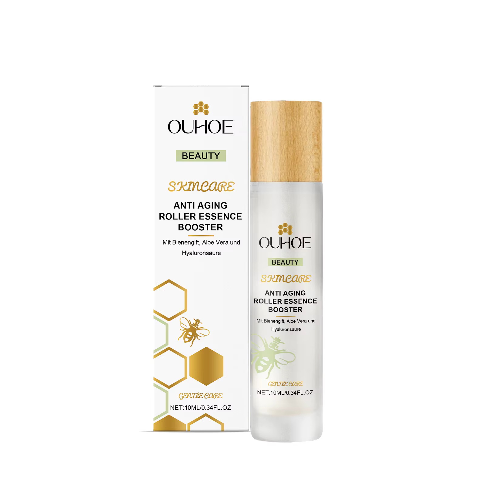 Sérum hydratant raffermissant de nuit en roll-on, hydratant, resserre la peau, améliore l'élasticité