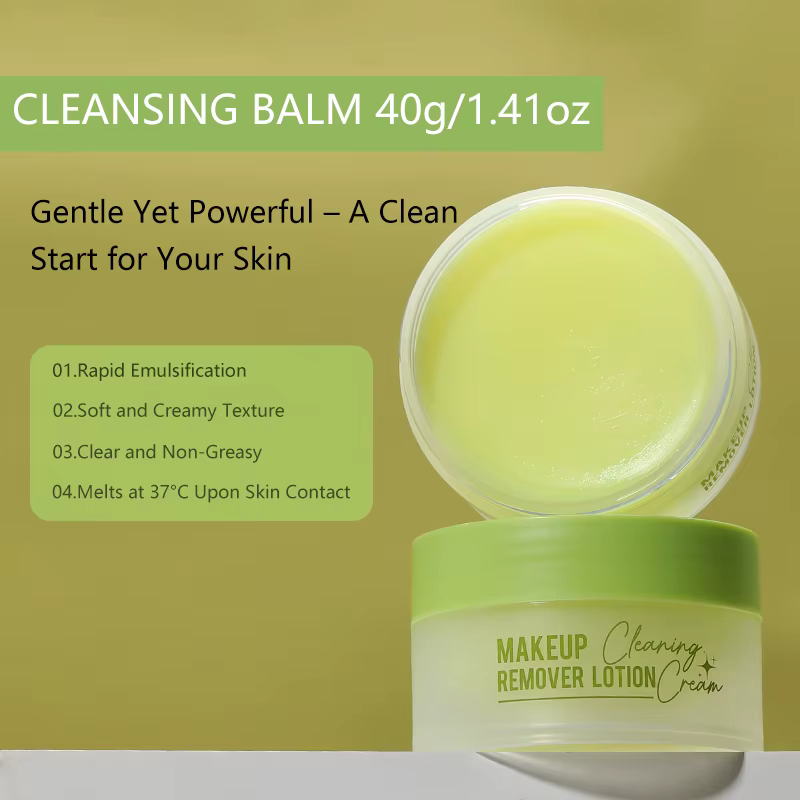 Ce baume nettoyant doux a un parfum fruité rafraîchissant, s'émulsionne instantanément, n'est pas gr