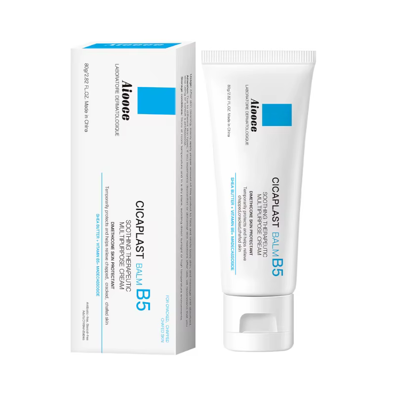 Crème réparatrice de barrière à la vitamine B5 80g, hydratant à la nicotinamide, soulage les rougeur