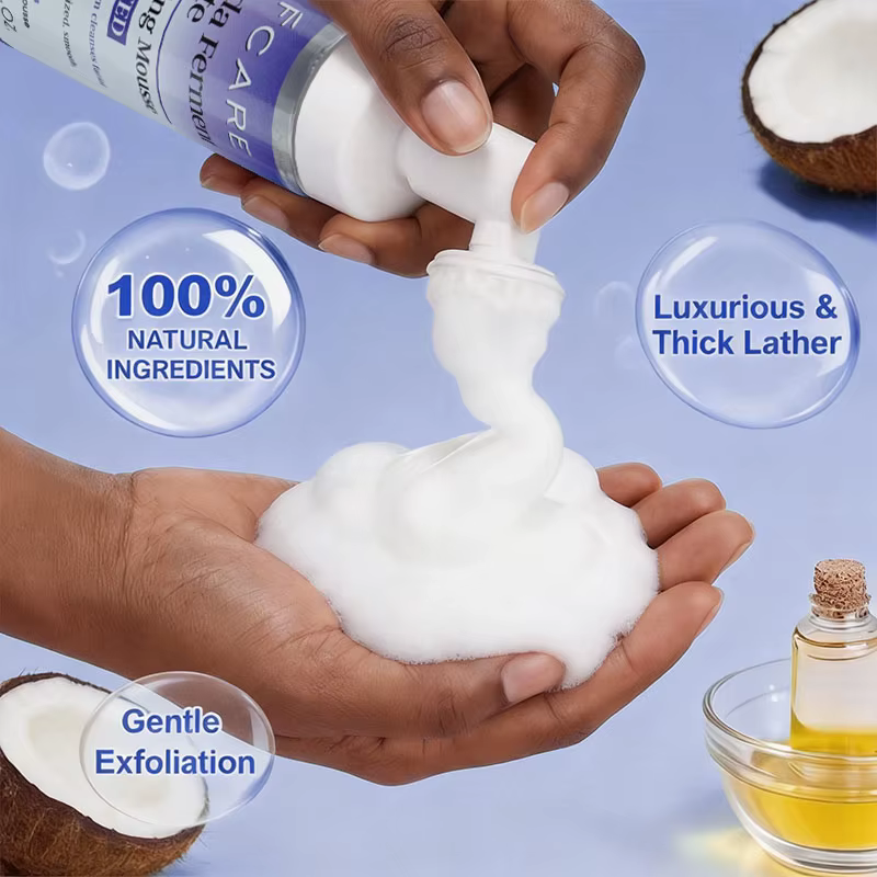 AFCARE Mousse Nettoyante Quotidienne en Profondeur au Lysat de Ferment de Bifida – Mousse Douce pour