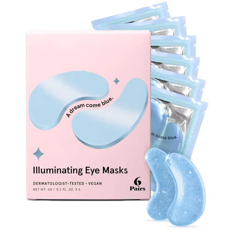 6/24 paires de masques pour les yeux en gel relaxant, refroidissement par glace, élimination des cer