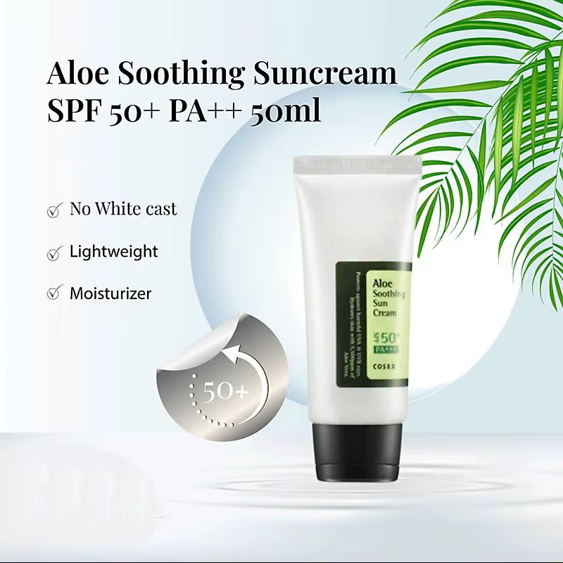 COSRX-Crème Solaire Apaisante pour le Visage, Efficacité, éventuelles F50 + PA +++, 50ml, Protection
