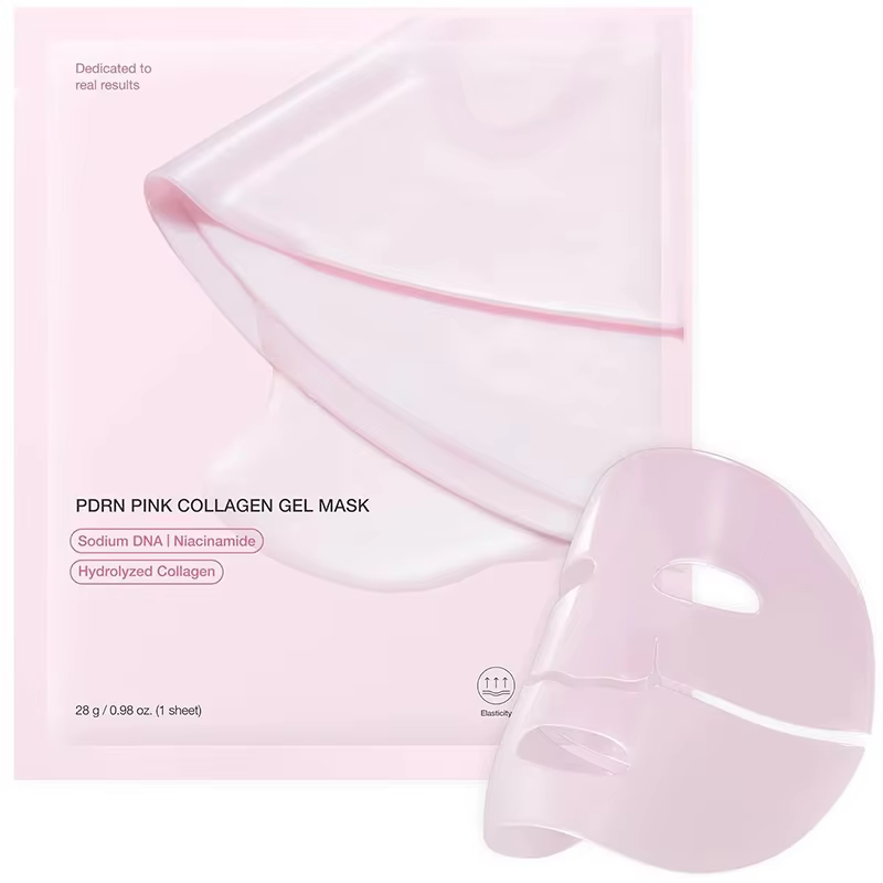 Masque facial Pdrn en gel de collagène rose, 1/3/5/10 pièces, hydratation profonde, réétiquettes hyd