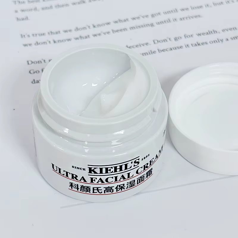 Crème Ultra-Faciale Kiehl's 14ml/50ml/125ml, Crème Hydratante pour le Visage avec Squalane et Glycop