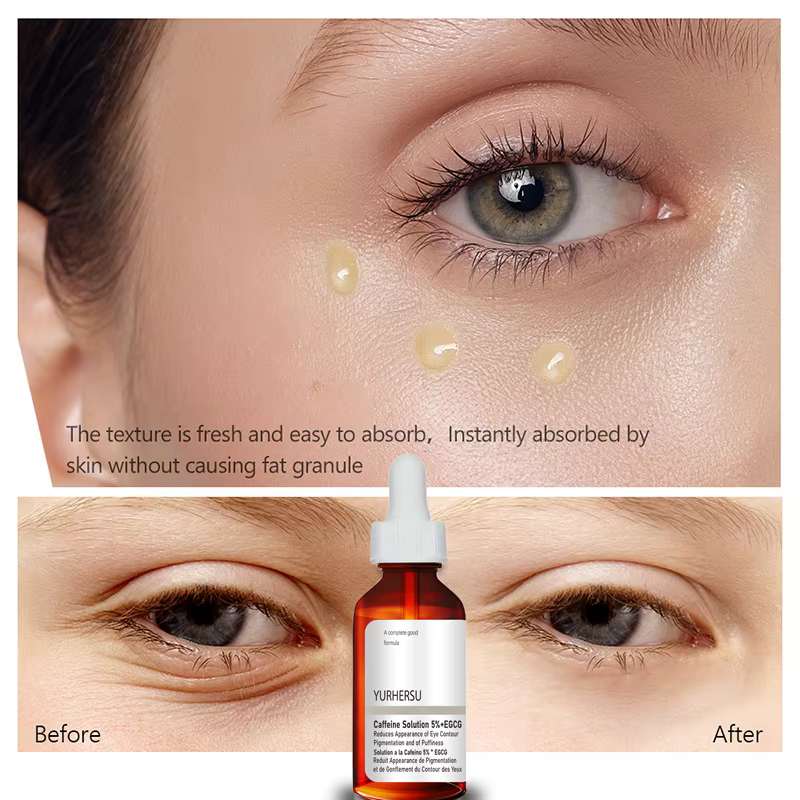 Essence oculaire de caféine, le sauveur oculaire de la soirée tardive, revitalise les yeux