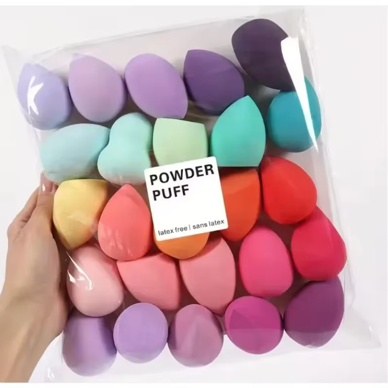 Ensemble d'éponges de maquillage 4/7/18 pièces, adaptées à l'application de poudre de crème BB liqui