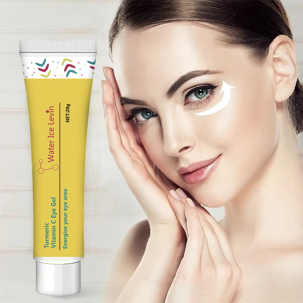 Curcuma vitamine C crème pour les yeux éclaircissante cernes raffermissant la peau sérum de réparati