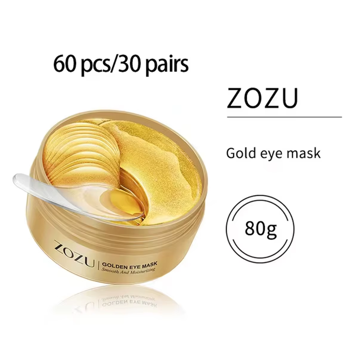 60/120 pièces masque pour les yeux avocat or hydrater raffermissant améliorer les sacs pour les yeux