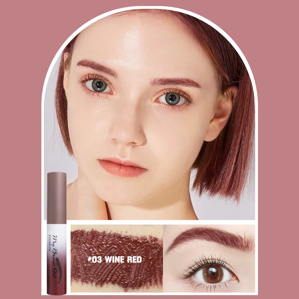 Crème colorante pour sourcils, imperméable et résistante à la transpiration, longue tenue, anti-bavu