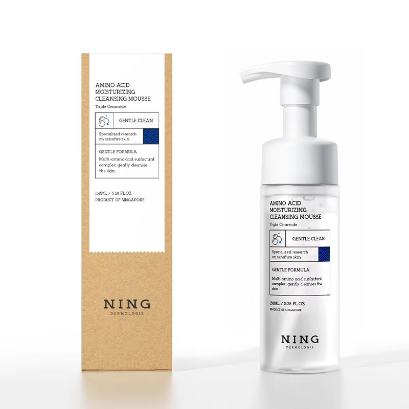 Mousse nettoyante aux acides aminés 150 ml pour peaux sensibles : hydratant, non raffermissant, douc