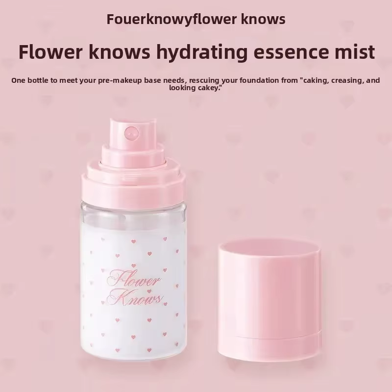 Spray hydratant FlowerKnow pour le visage, base de maquillage, essence hydratante, produits de soin 