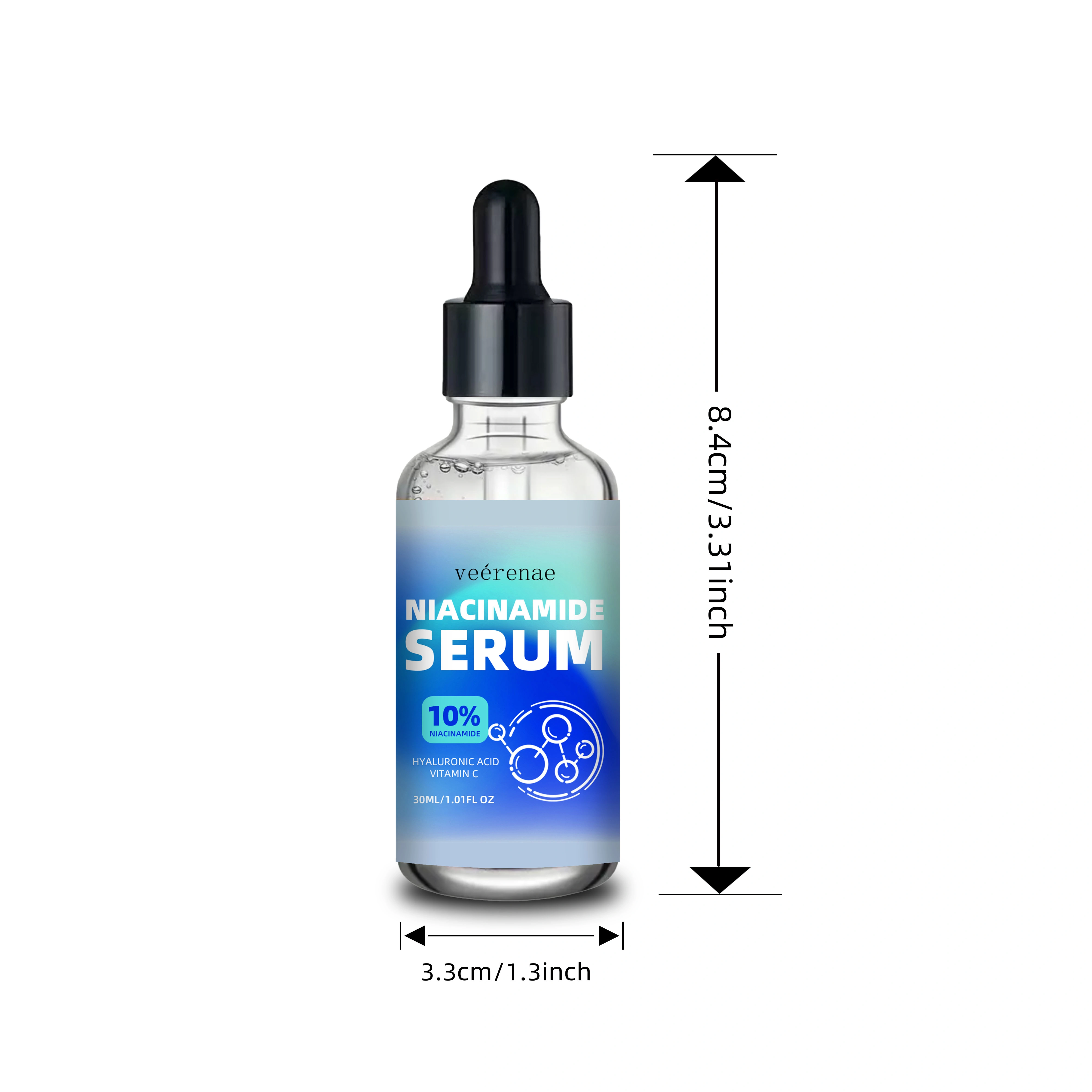 SÉRUM À LA NIACINAMIDE - Raffermissant, hydratation intense pour l'élasticité de la peau, sans huile