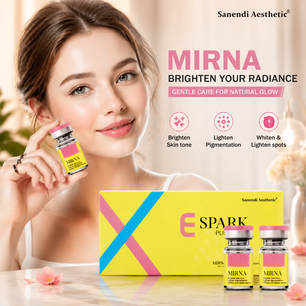Sérum coréen Skin Booster EX-me pour une hydratation profonde du visage, ampoules lissantes eosome, solution liquide éclatante, essence Der.pen