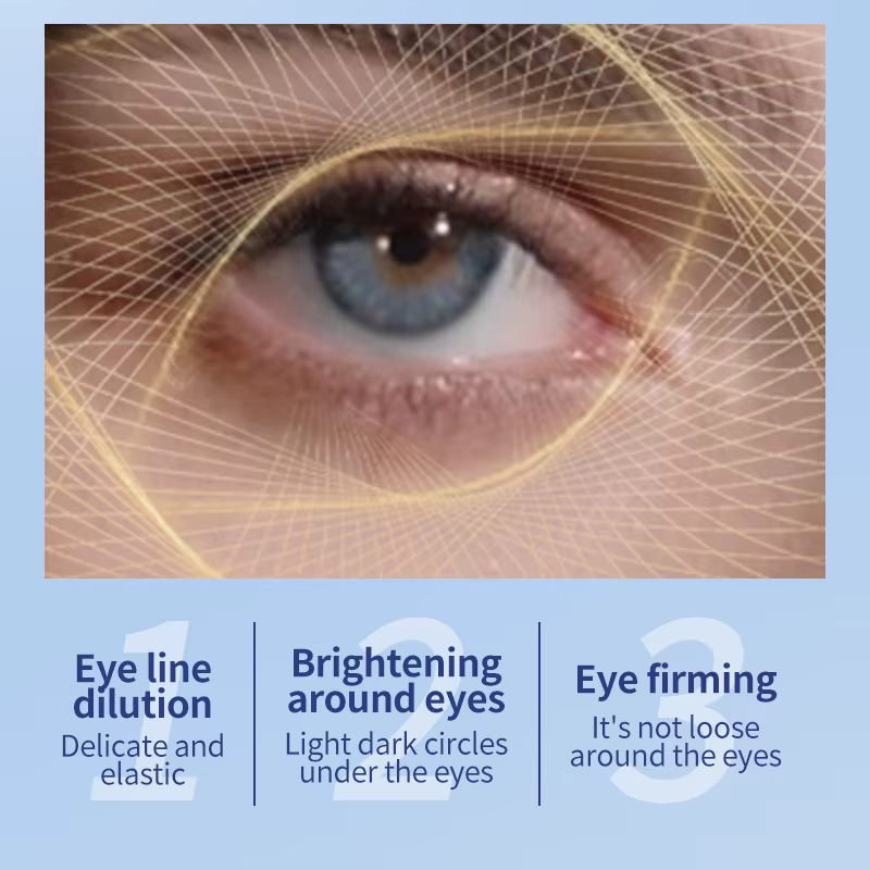 OCHEAL crème de Massage électrique pour les yeux acide hyaluronique raffermissant estompe les ridules Gel de soin