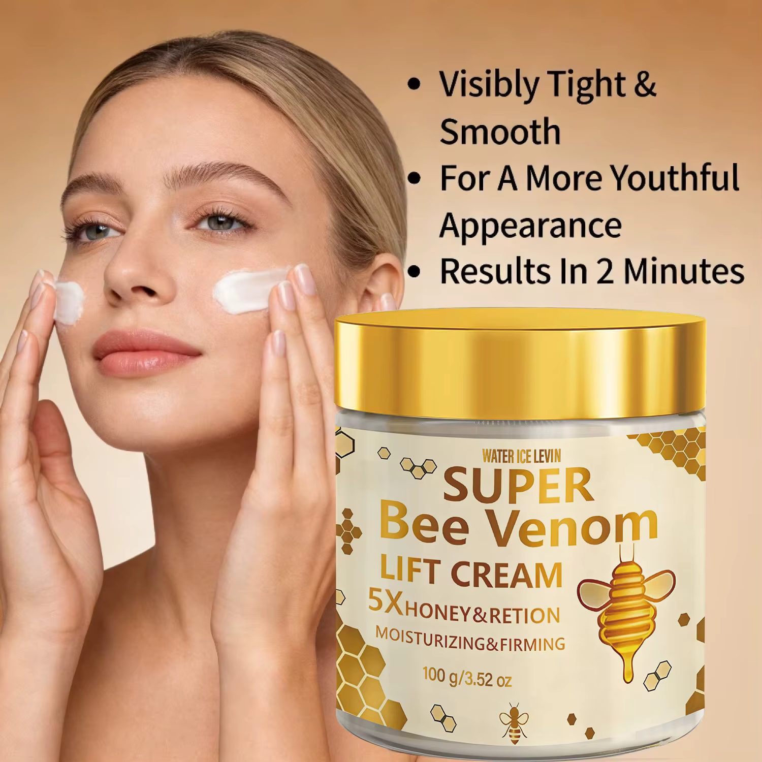Crème raffermissante pour le visage au venin d'abeille