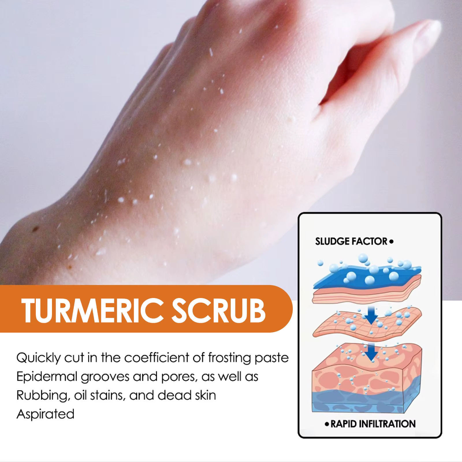 Gommage au curcuma pour le visage et le corps