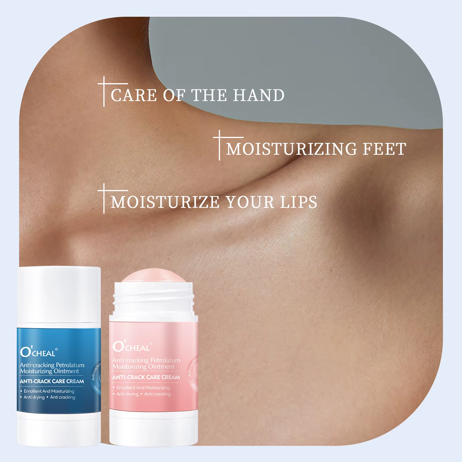 O'CHEAL 40g crème de soin de la peau des pieds bâton