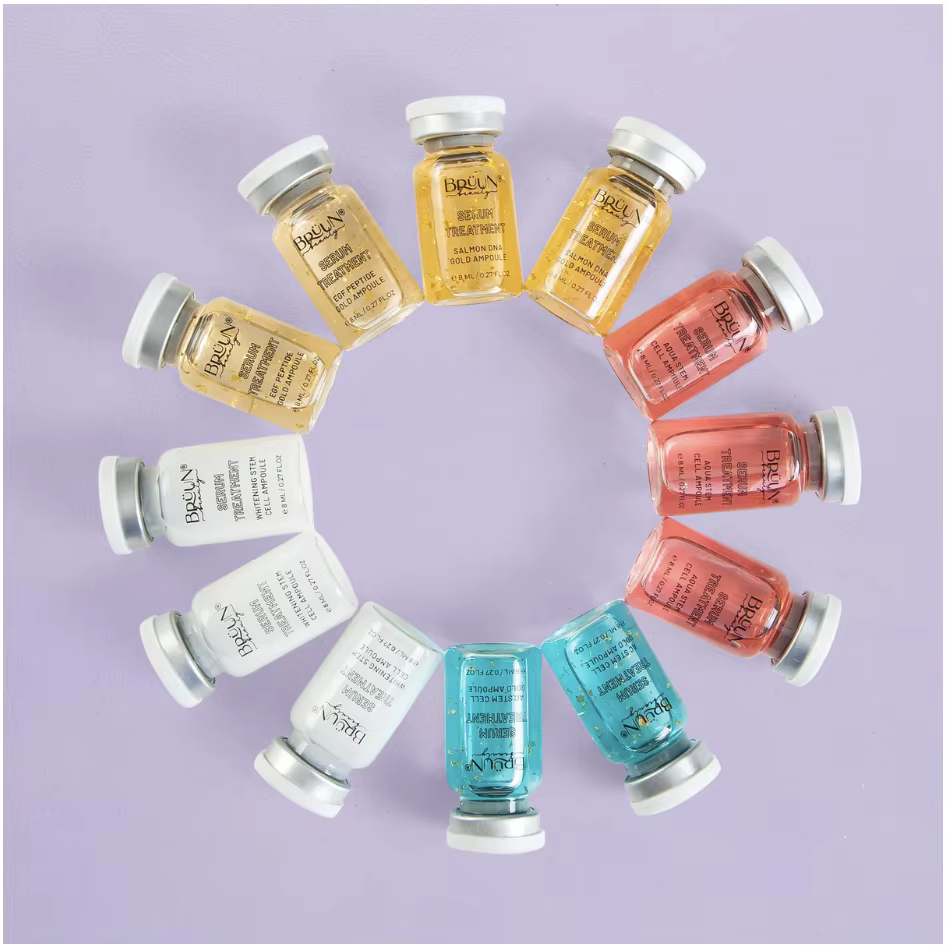Corée Dr.Pen Starter Kit fond de teint saumon ADN Peptide tige cellule sérum Essence hydrater visage soins de la peau 8mlX12vials