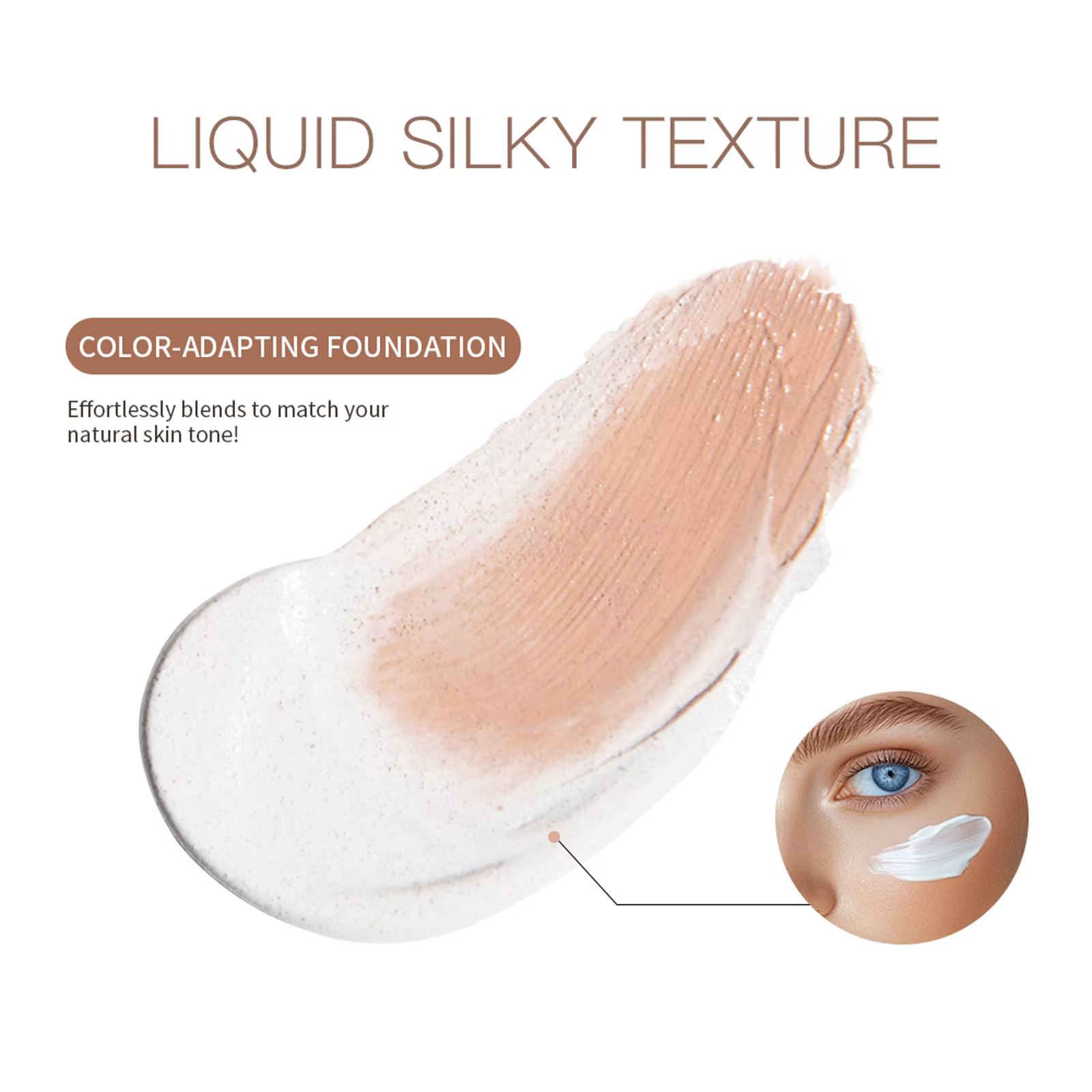 Fond de Teint Liquide Hydratant 4-en-1 SPF30+ Changeant de Couleur